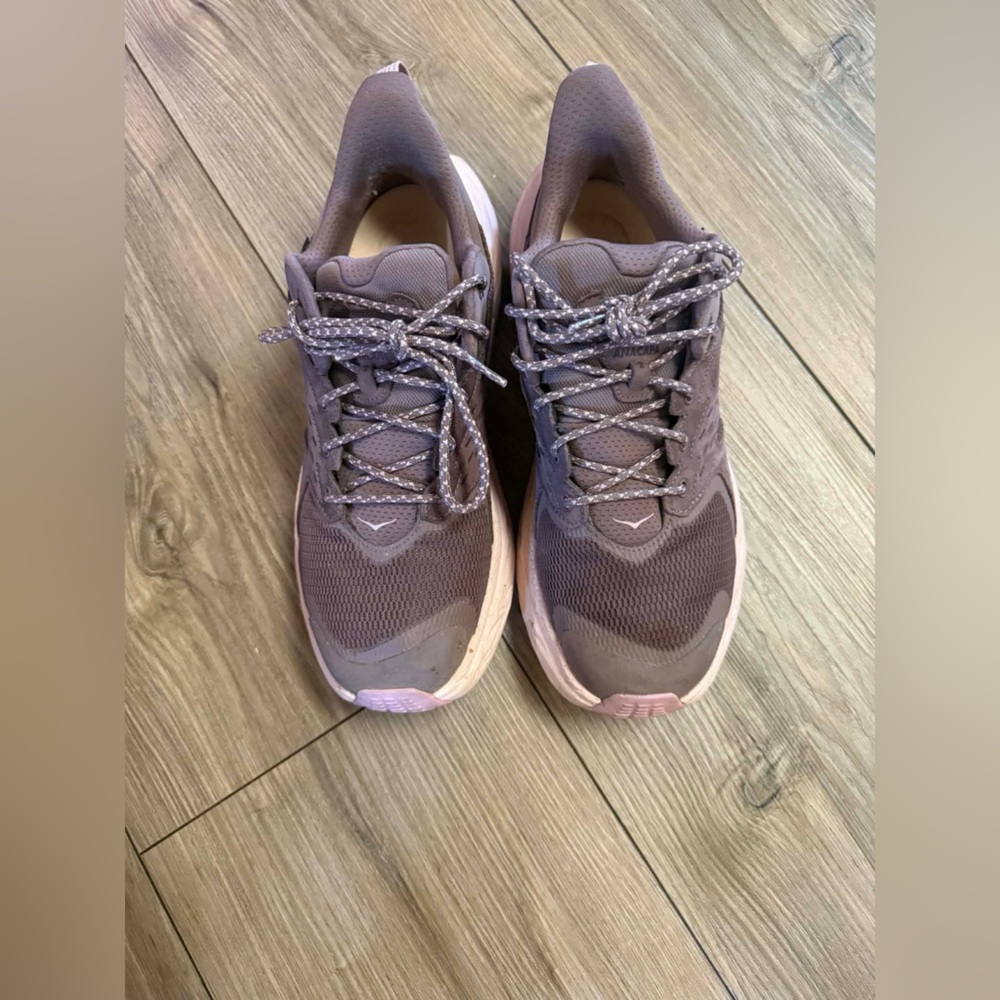 Hoka One One 2Low Women's Mauve Lace-Up Athletic Sneakers